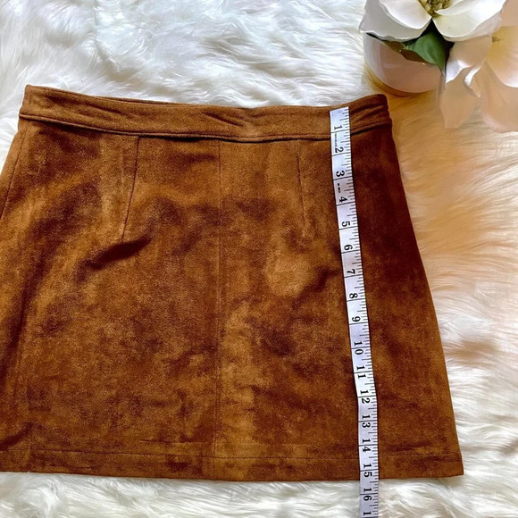 Maison Jules Button Up Mini Skirt size 4 - Picture 6 of 8